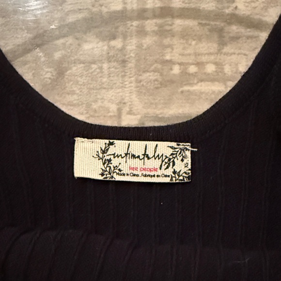 Free People Black Ribbed Skirt Set - Picture 2 of 6